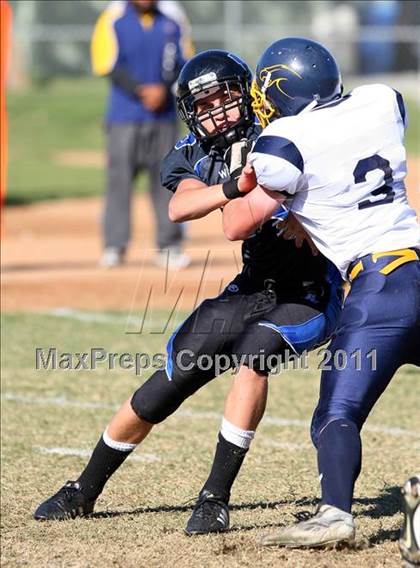 Thumbnail 2 in Southlands Christian @ Windward (CIF SS D1 8-Man Playoffs) photogallery.
