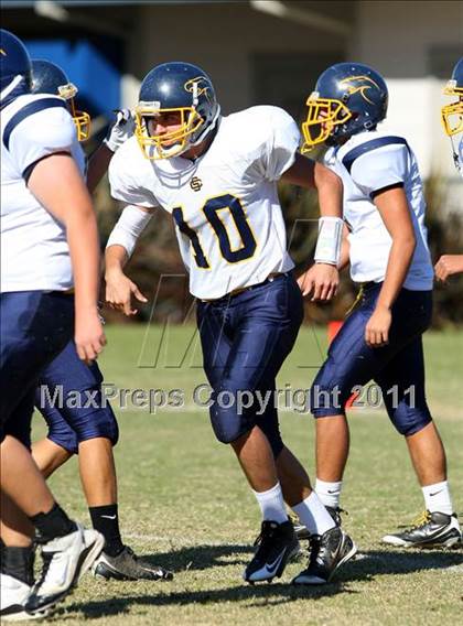 Thumbnail 3 in Southlands Christian @ Windward (CIF SS D1 8-Man Playoffs) photogallery.