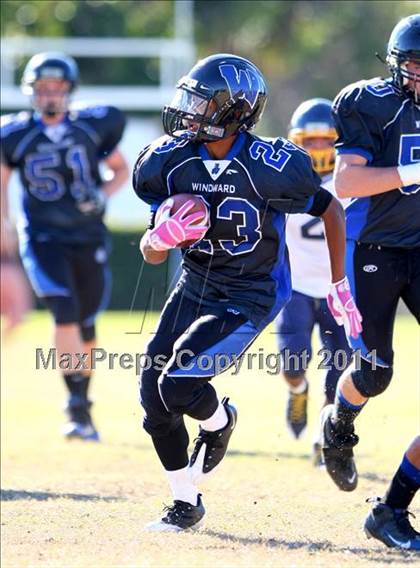 Thumbnail 3 in Southlands Christian @ Windward (CIF SS D1 8-Man Playoffs) photogallery.