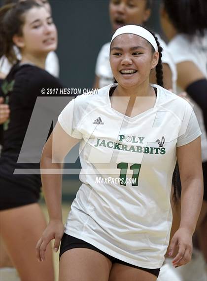Thumbnail 3 in Temecula Valley vs Long Beach Poly (Dave Mohs Tournament) photogallery.