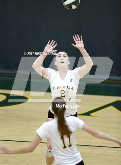 Thumbnail 2 in Temecula Valley vs Long Beach Poly (Dave Mohs Tournament) photogallery.