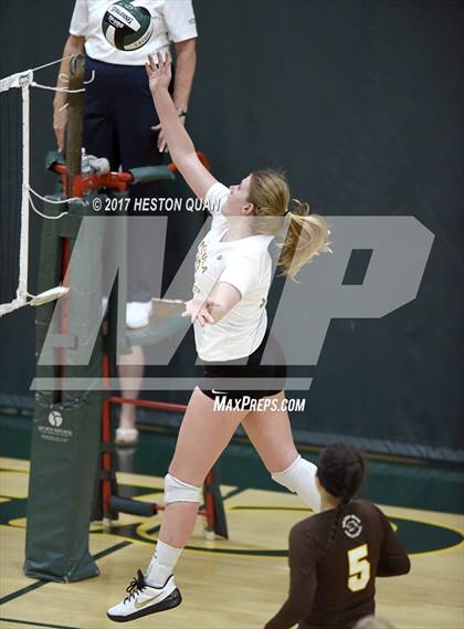 Thumbnail 3 in Temecula Valley vs Long Beach Poly (Dave Mohs Tournament) photogallery.