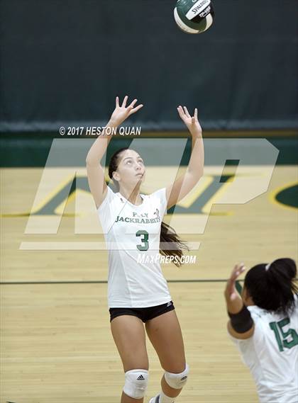 Thumbnail 3 in Temecula Valley vs Long Beach Poly (Dave Mohs Tournament) photogallery.