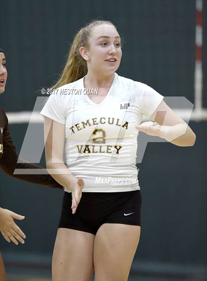 Thumbnail 3 in Temecula Valley vs Long Beach Poly (Dave Mohs Tournament) photogallery.