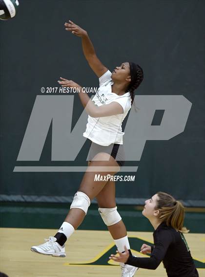 Thumbnail 3 in Temecula Valley vs Long Beach Poly (Dave Mohs Tournament) photogallery.