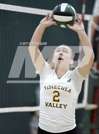 Thumbnail 2 in Temecula Valley vs Long Beach Poly (Dave Mohs Tournament) photogallery.