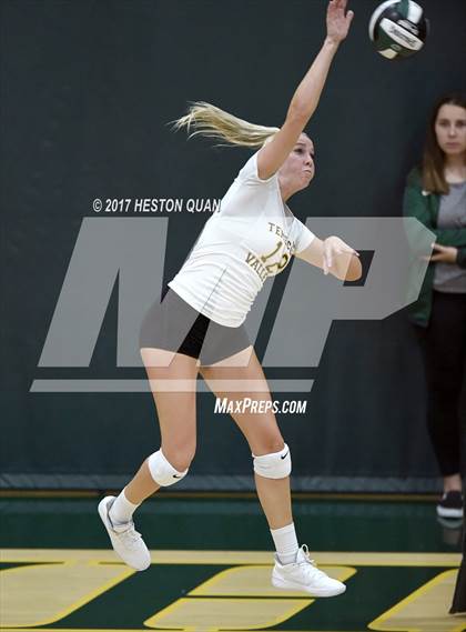 Thumbnail 3 in Temecula Valley vs Long Beach Poly (Dave Mohs Tournament) photogallery.