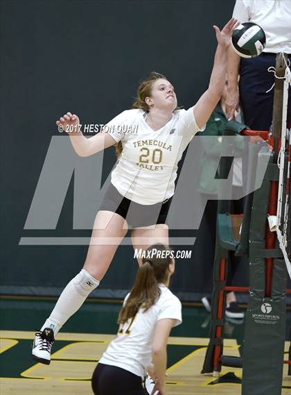 Thumbnail 1 in Temecula Valley vs Long Beach Poly (Dave Mohs Tournament) photogallery.