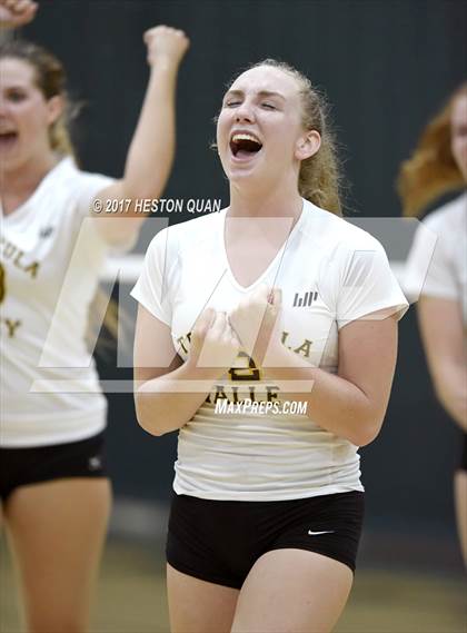 Thumbnail 3 in Temecula Valley vs Long Beach Poly (Dave Mohs Tournament) photogallery.