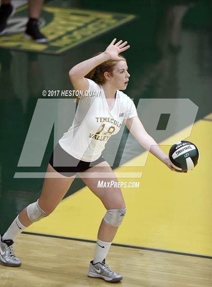 Thumbnail 3 in Temecula Valley vs Long Beach Poly (Dave Mohs Tournament) photogallery.