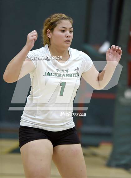 Thumbnail 1 in Temecula Valley vs Long Beach Poly (Dave Mohs Tournament) photogallery.