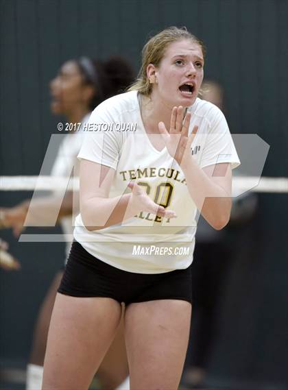 Thumbnail 1 in Temecula Valley vs Long Beach Poly (Dave Mohs Tournament) photogallery.