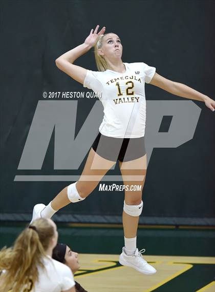 Thumbnail 1 in Temecula Valley vs Long Beach Poly (Dave Mohs Tournament) photogallery.