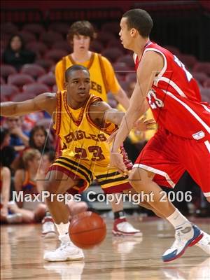 Thumbnail 1 in Los Alamitos vs. Clovis West (CIF SoCal D1 Final) photogallery.