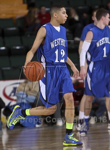 Thumbnail 2 in Babylon vs. Westhill (NYSPHSAA Class B Semifinal) photogallery.