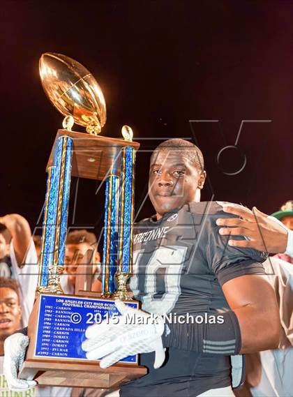 Thumbnail 3 in Narbonne vs. Crenshaw (CIF LA City Section Division I Final) photogallery.