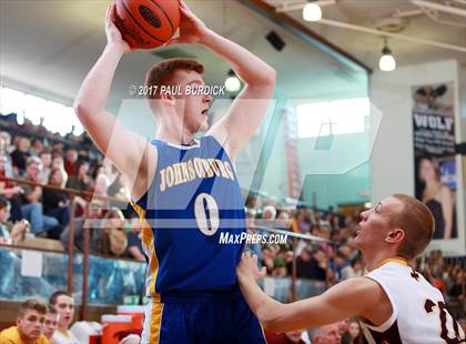 Thumbnail 2 in Johnsonburg vs. Elk County Catholic (District IX Class A Final) photogallery.