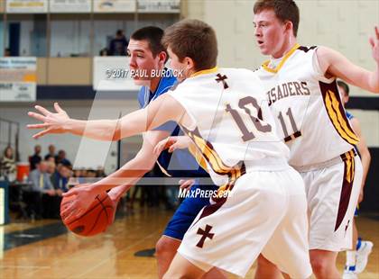 Thumbnail 2 in Johnsonburg vs. Elk County Catholic (District IX Class A Final) photogallery.