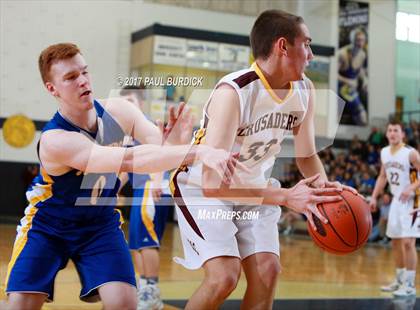 Thumbnail 1 in Johnsonburg vs. Elk County Catholic (District IX Class A Final) photogallery.
