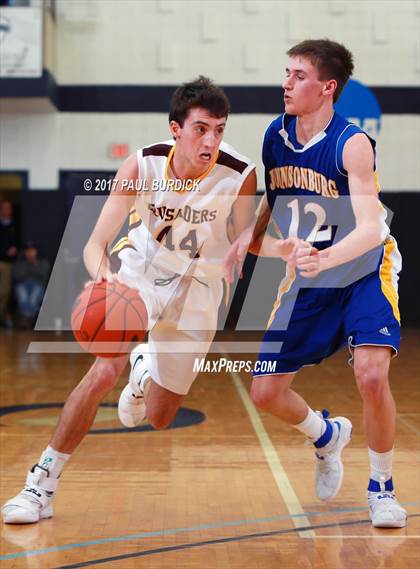 Thumbnail 1 in Johnsonburg vs. Elk County Catholic (District IX Class A Final) photogallery.