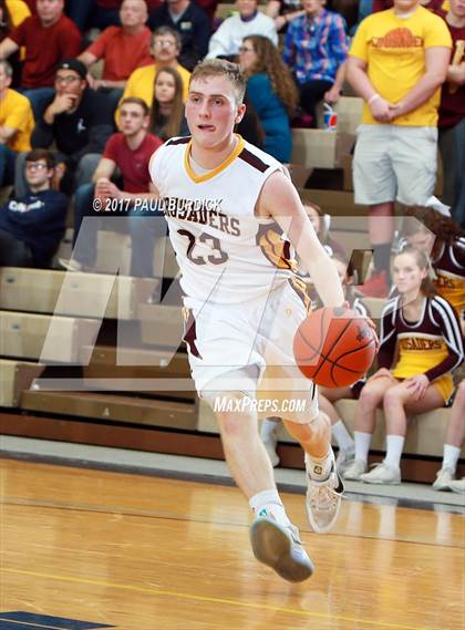 Thumbnail 1 in Johnsonburg vs. Elk County Catholic (District IX Class A Final) photogallery.