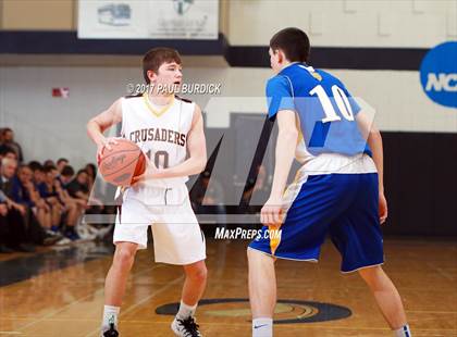 Thumbnail 1 in Johnsonburg vs. Elk County Catholic (District IX Class A Final) photogallery.