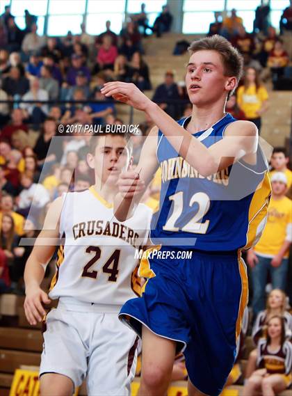 Thumbnail 3 in Johnsonburg vs. Elk County Catholic (District IX Class A Final) photogallery.
