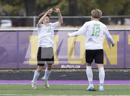 Thumbnail 2 in Athens vs. Pleasant Plains (IHSA 1A Regional Final) photogallery.