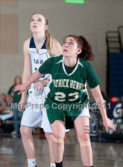 Thumbnail 1 in San Marcos vs Patrick Henry (So Cal Holiday Prep Classic) photogallery.