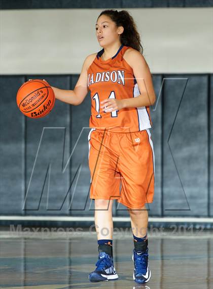 Thumbnail 3 in Pasadena Memorial vs. Madison (McDonald's Texas Invitational) photogallery.