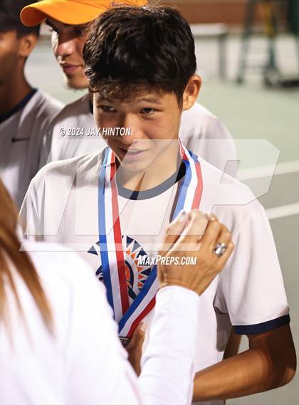 Thumbnail 1 in Round Rock Westwood vs Seven Lakes (UIL 6A Tennis Final) photogallery.