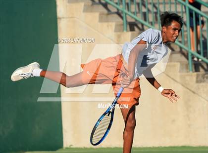 Thumbnail 1 in Round Rock Westwood vs Seven Lakes (UIL 6A Tennis Final) photogallery.