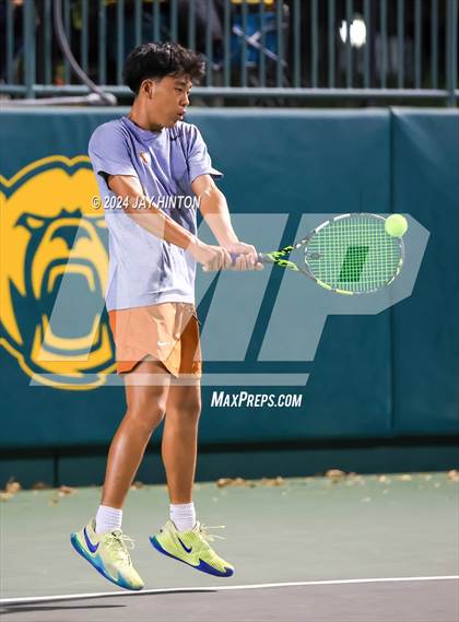 Thumbnail 1 in Round Rock Westwood vs Seven Lakes (UIL 6A Tennis Final) photogallery.
