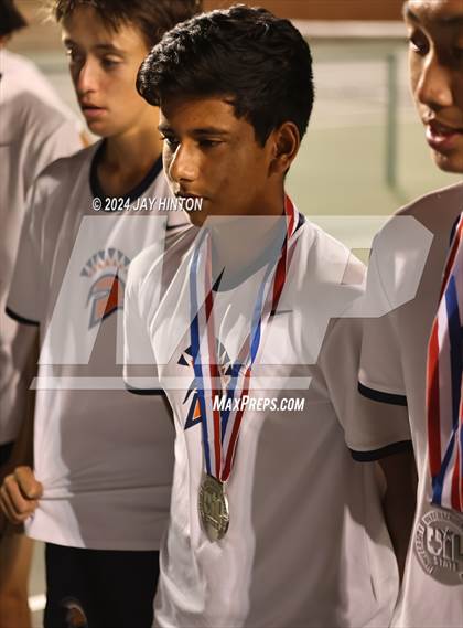 Thumbnail 3 in Round Rock Westwood vs Seven Lakes (UIL 6A Tennis Final) photogallery.