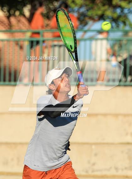 Thumbnail 2 in Round Rock Westwood vs Seven Lakes (UIL 6A Tennis Final) photogallery.