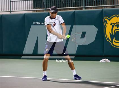 Thumbnail 1 in Round Rock Westwood vs Seven Lakes (UIL 6A Tennis Final) photogallery.