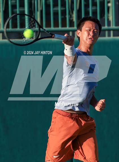 Thumbnail 1 in Round Rock Westwood vs Seven Lakes (UIL 6A Tennis Final) photogallery.