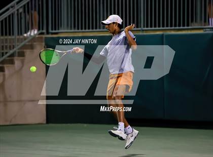 Thumbnail 3 in Round Rock Westwood vs Seven Lakes (UIL 6A Tennis Final) photogallery.
