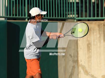 Thumbnail 3 in Round Rock Westwood vs Seven Lakes (UIL 6A Tennis Final) photogallery.