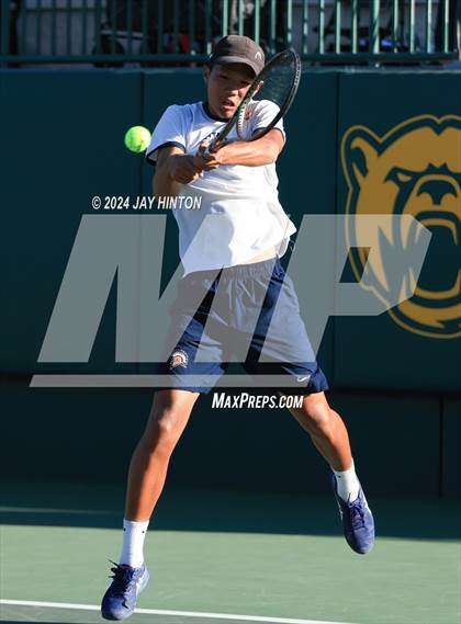 Thumbnail 2 in Round Rock Westwood vs Seven Lakes (UIL 6A Tennis Final) photogallery.