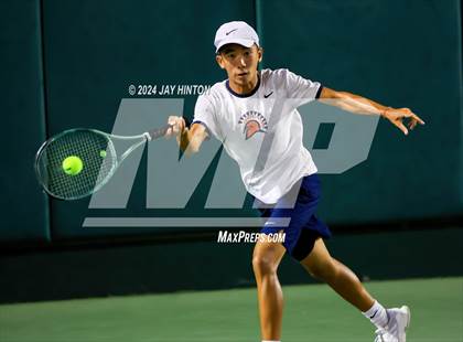 Thumbnail 1 in Round Rock Westwood vs Seven Lakes (UIL 6A Tennis Final) photogallery.