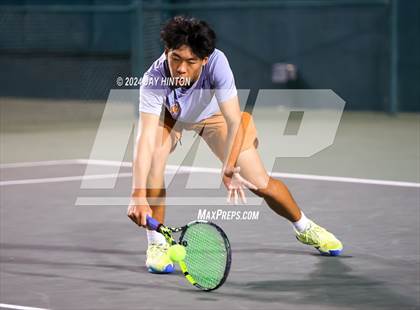 Thumbnail 3 in Round Rock Westwood vs Seven Lakes (UIL 6A Tennis Final) photogallery.