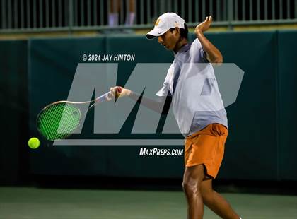 Thumbnail 3 in Round Rock Westwood vs Seven Lakes (UIL 6A Tennis Final) photogallery.