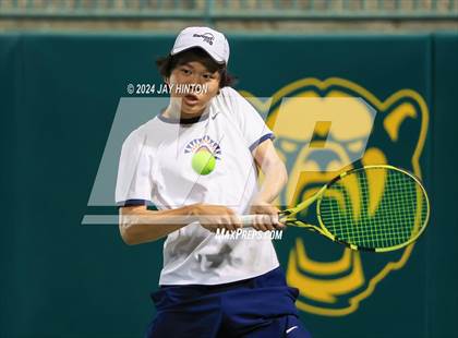 Thumbnail 1 in Round Rock Westwood vs Seven Lakes (UIL 6A Tennis Final) photogallery.