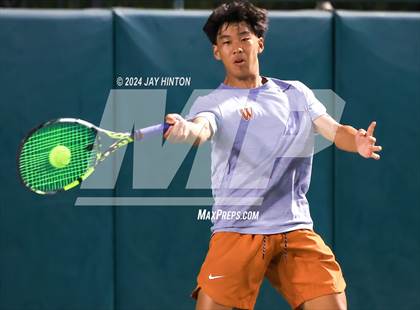 Thumbnail 1 in Round Rock Westwood vs Seven Lakes (UIL 6A Tennis Final) photogallery.