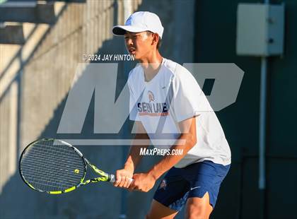 Thumbnail 3 in Round Rock Westwood vs Seven Lakes (UIL 6A Tennis Final) photogallery.