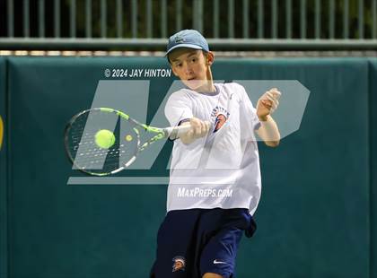 Thumbnail 1 in Round Rock Westwood vs Seven Lakes (UIL 6A Tennis Final) photogallery.
