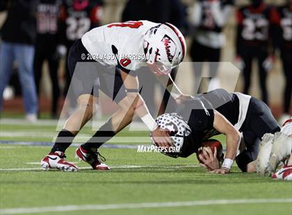 Thumbnail 3 in Gruver vs. Muenster (UIL Football 2A Region 2 Semifinal) photogallery.