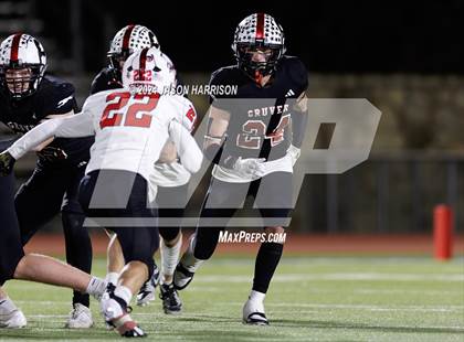 Thumbnail 3 in Gruver vs. Muenster (UIL Football 2A Region 2 Semifinal) photogallery.