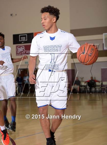 Thumbnail 3 in Sacramento Country Day vs. Desert Pines (MaxPreps Holiday Classic) photogallery.